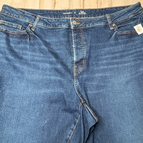 Old Navy High Rise Curvy O.G. Straight Plus Size 22 Jeans Blue Denim NWT - Picture 15 of 16